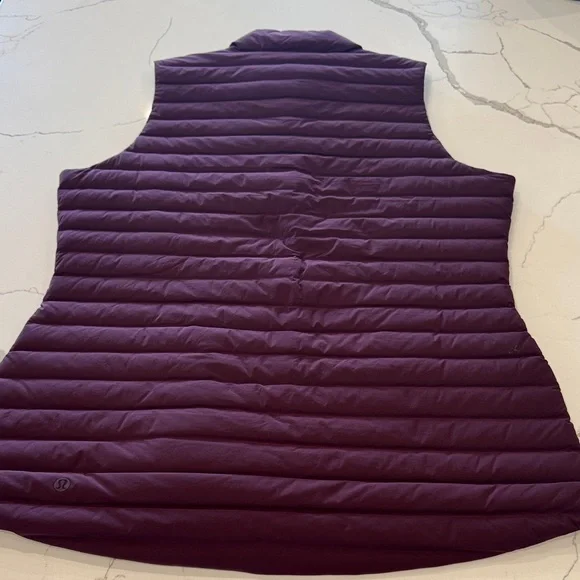 Lululemon Athletica Burgundy Pack It Down Vest - Picture 7 of 7